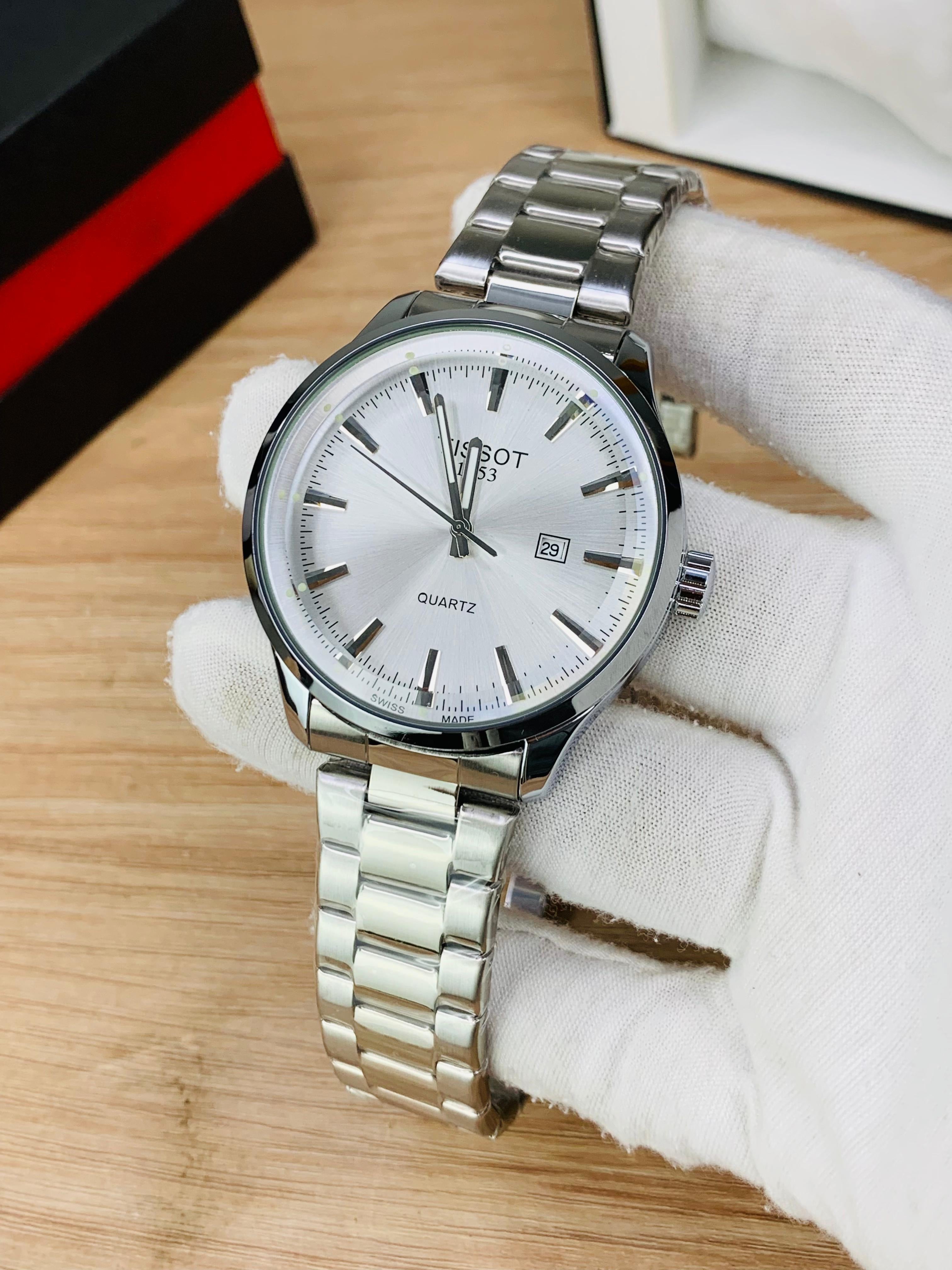 Tissot Silver White Dial