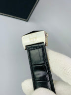 Day & Date Working Leather Strap Watch