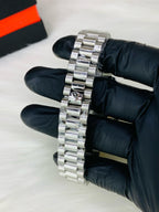 Date Working Index Model Blue Dial