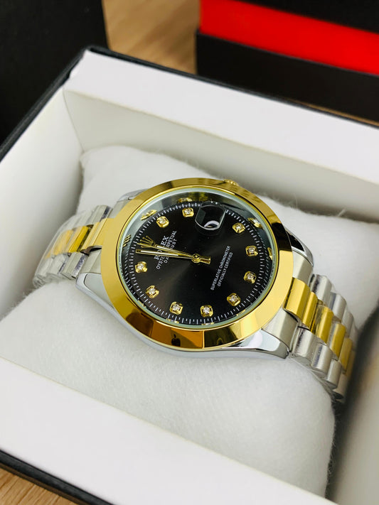 Date Working Stainless Steel Chain Watch for Men