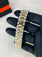 Rose Gold Plain Bezel Watch