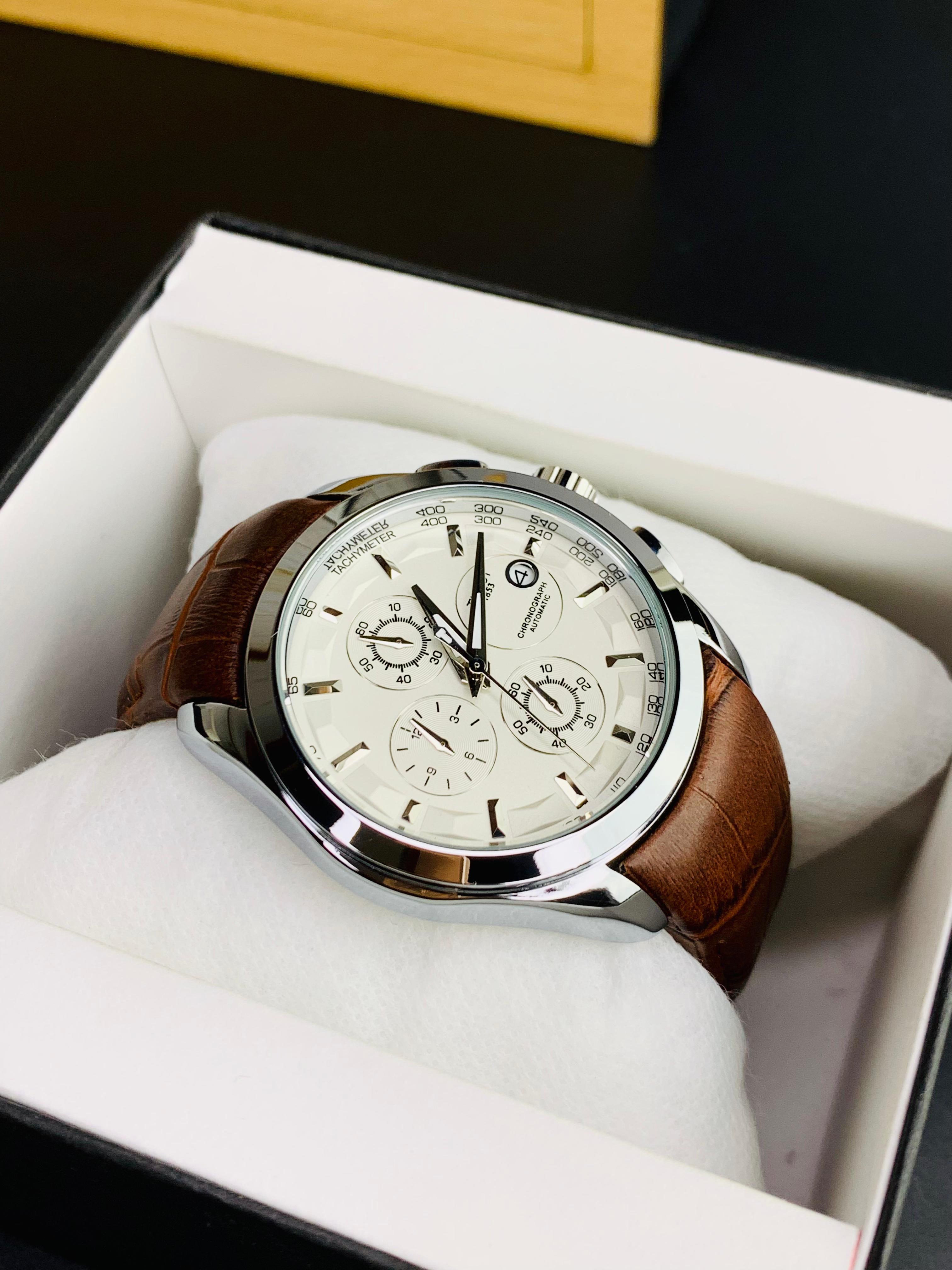 Date Chronograph Working Watch