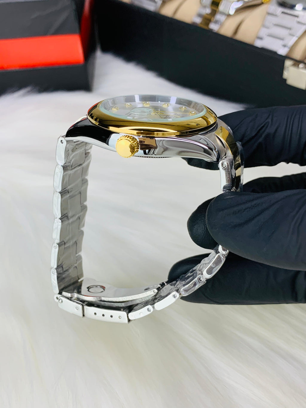 Date Adjustable | Two Tune White Dial